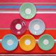 6 saucers Sarreguemines