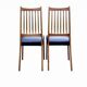Renovated vintage 1960s teak Scandinavian chairs
