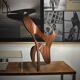Mrs. Charles Eames_ The shadow does not bend, walnut plywood sculpture