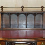 Bureau Demi-Lune en Cuir de Patrick Beakey Dublin circa 1850