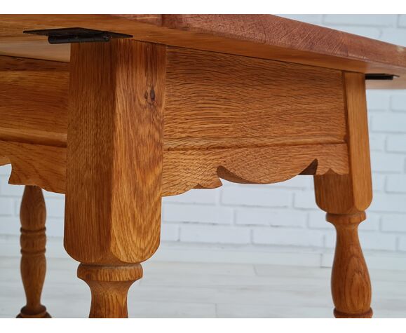 60s, coffee table, Danish design, Henning Kjærnulf style, oak, original very good condition