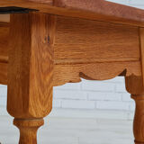 60s, coffee table, Danish design, Henning Kjærnulf style, oak, original very good condition