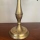 Vintage brass three-light candlestick