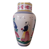 Antique Henriot Quimper vase