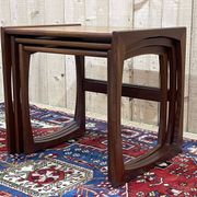 Set of 3 teak nesting tables from the GPlan brand from the 1970s - Series D