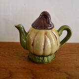 Small vintage earthenware teapot