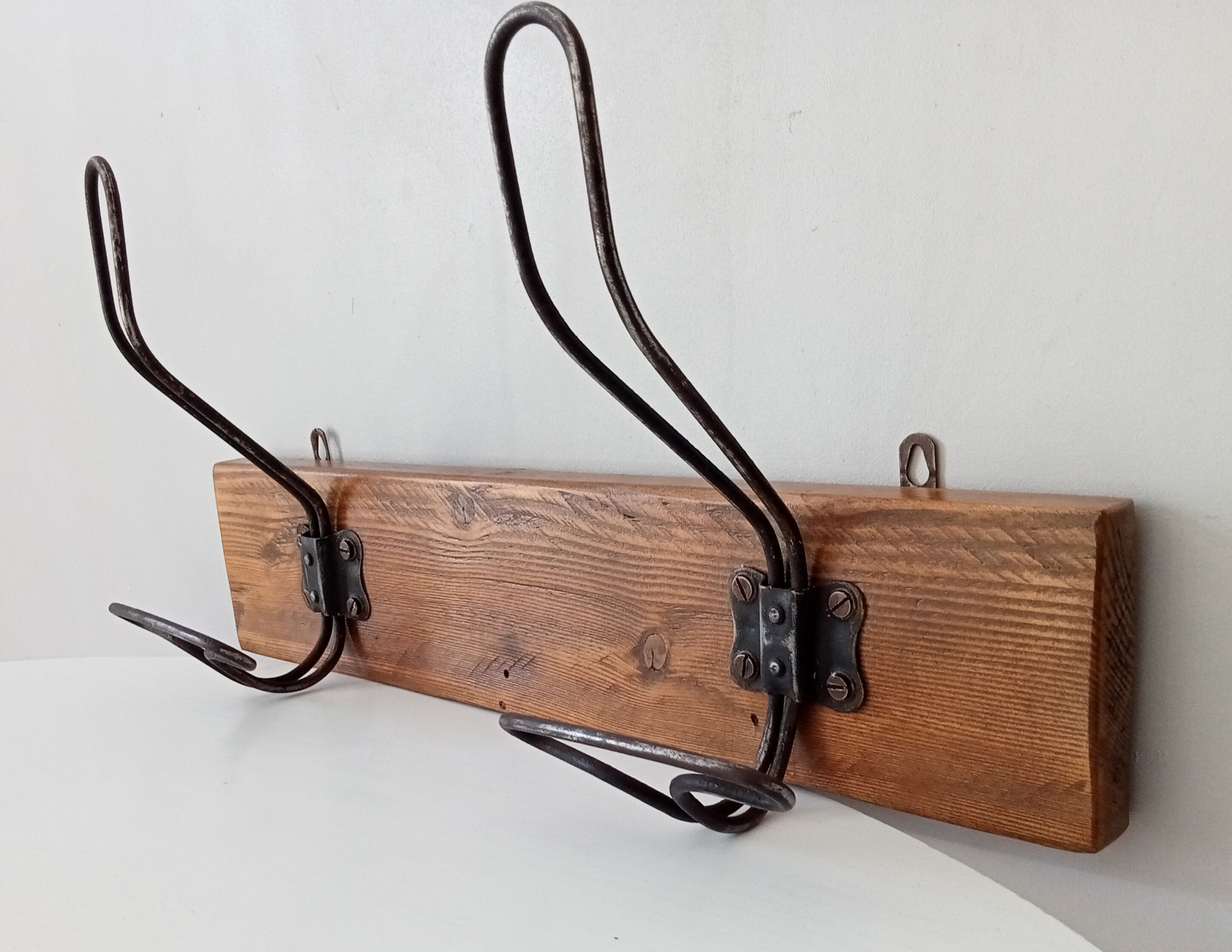 Vintage wall coat rack