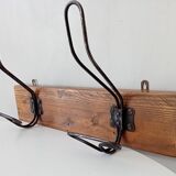Vintage wall coat rack