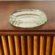 Modern mirrored crystal beveled ashtray, Italy 1940s