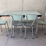 Table formica extensions 150 cm with 4 seats