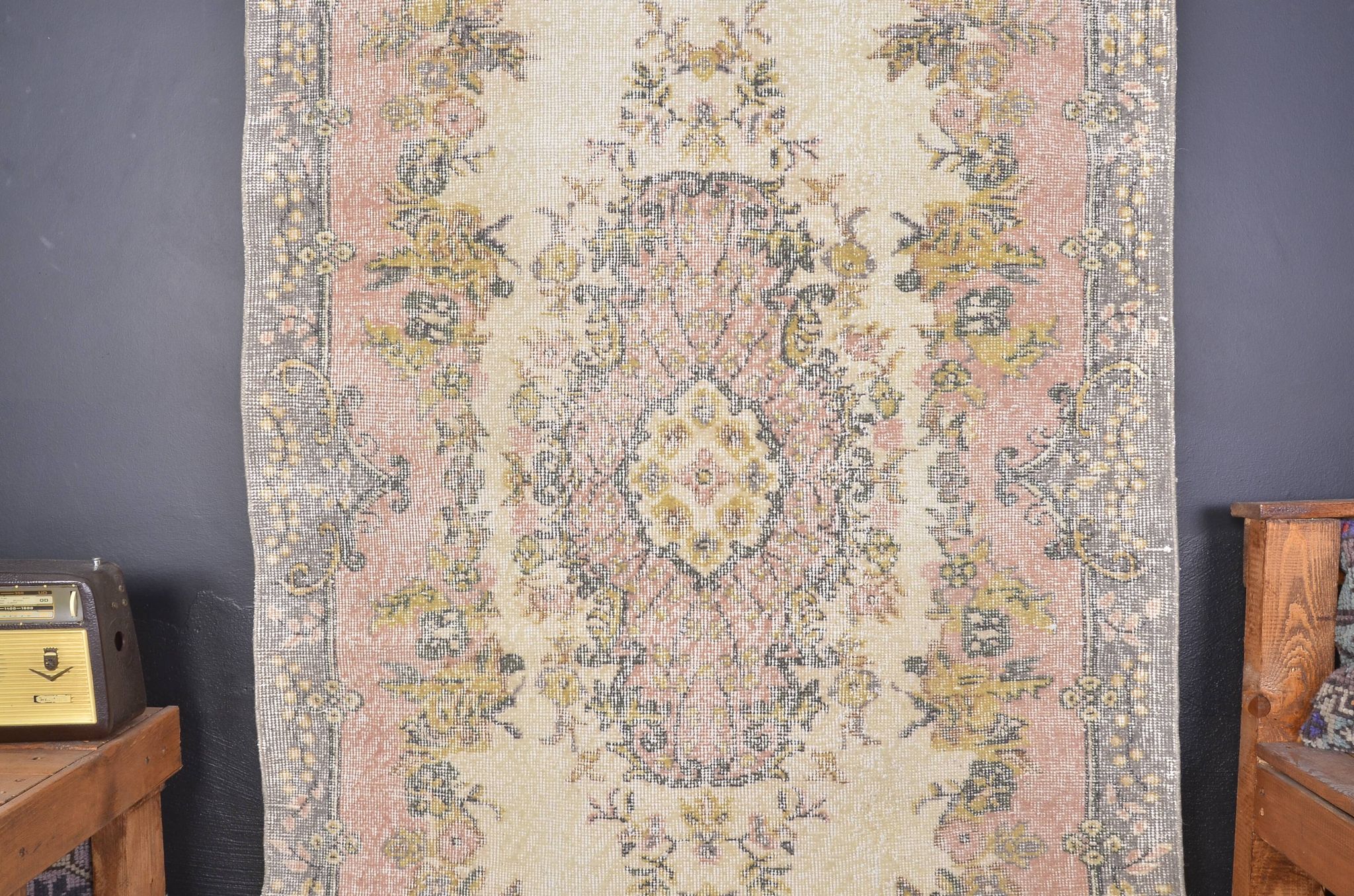 Oushak Small Floral Rug sku1371