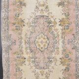 Tapis floral Oushak petit sku1371