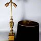 Vintage bronze lamp 70/80s neo-classical style Charles, Baguès. 72 cm. S080