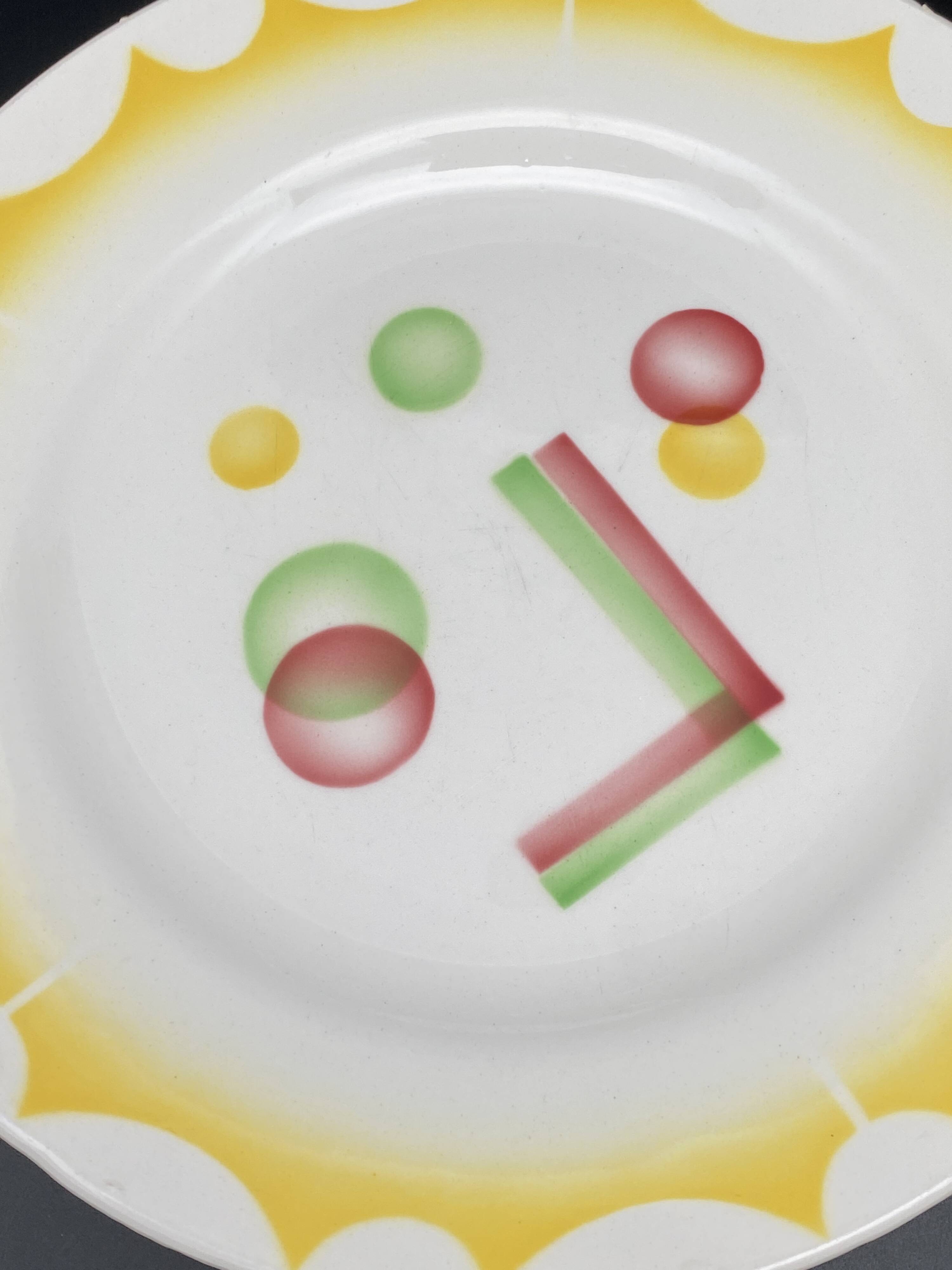 Dinner plates “Planètes” Collection Digoin Sarreguemines – MPM0324VLP1