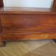 Antique trunk bench - Louis Philippe style - trunk seat - solid wood
