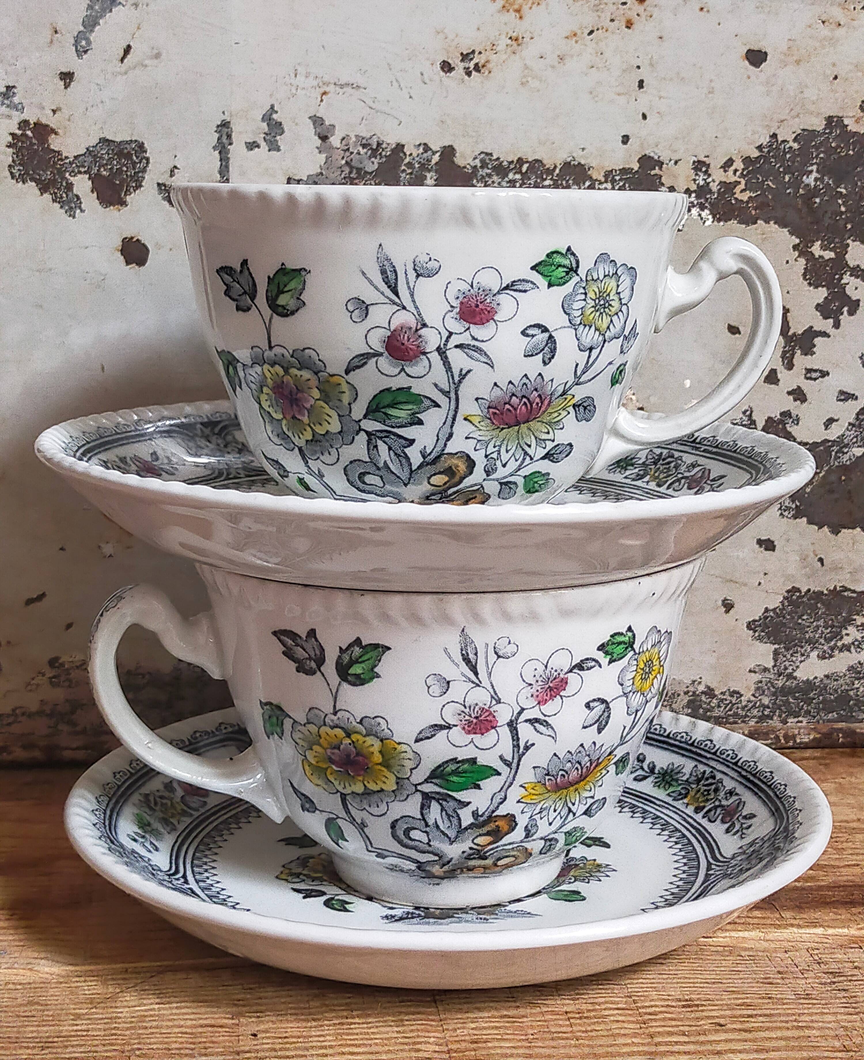 Two vintage wood & sons english lunches "dorset" service