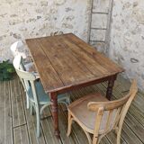 Solid oak farmhouse table