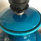 Vintage cracked ceramic lamp