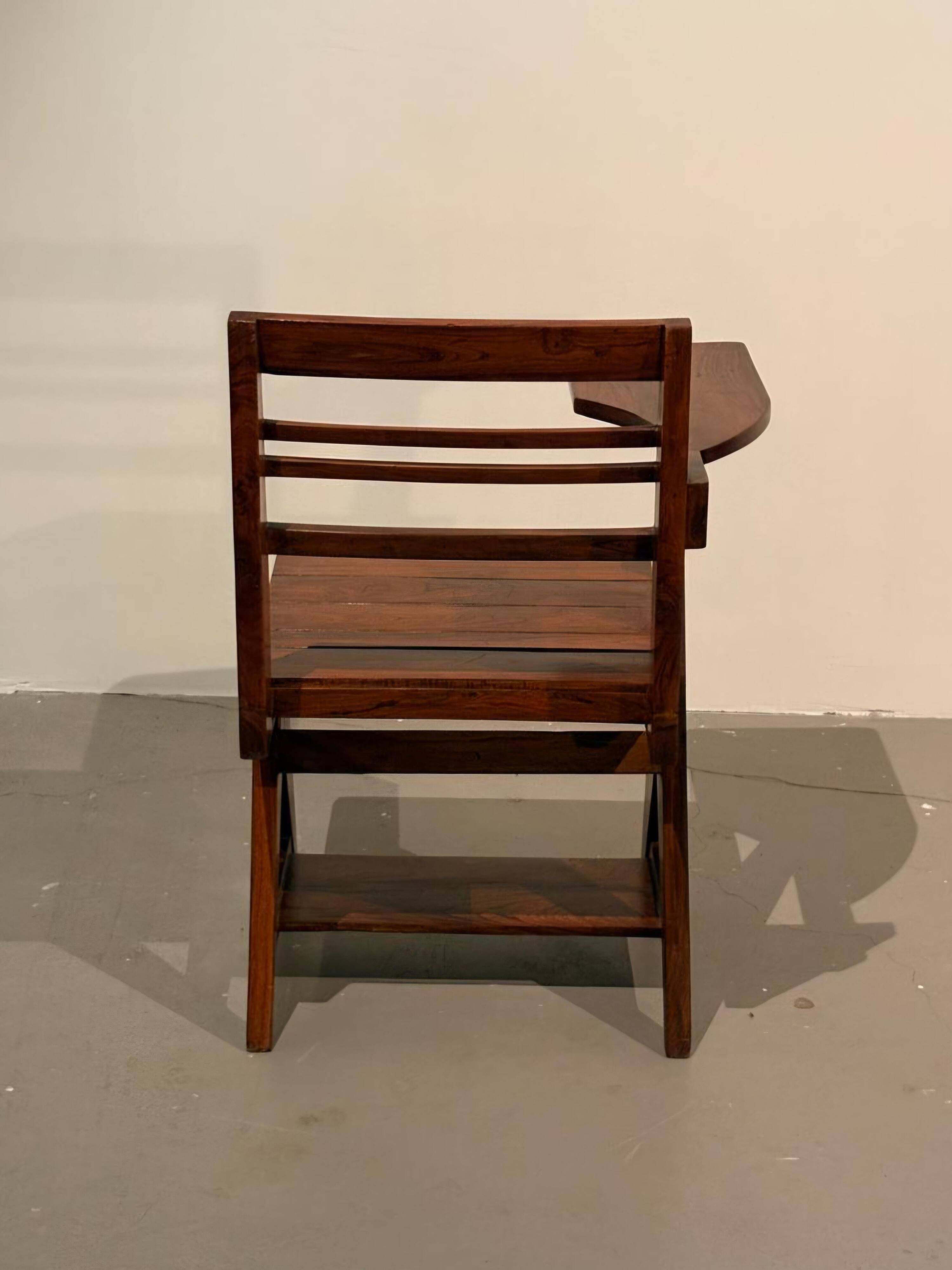 Pierre Jeanneret Original Armchair SI-26-C / Writing Chair, Mid-Century Modern