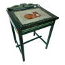 Children's writing desk with its box and inkwell