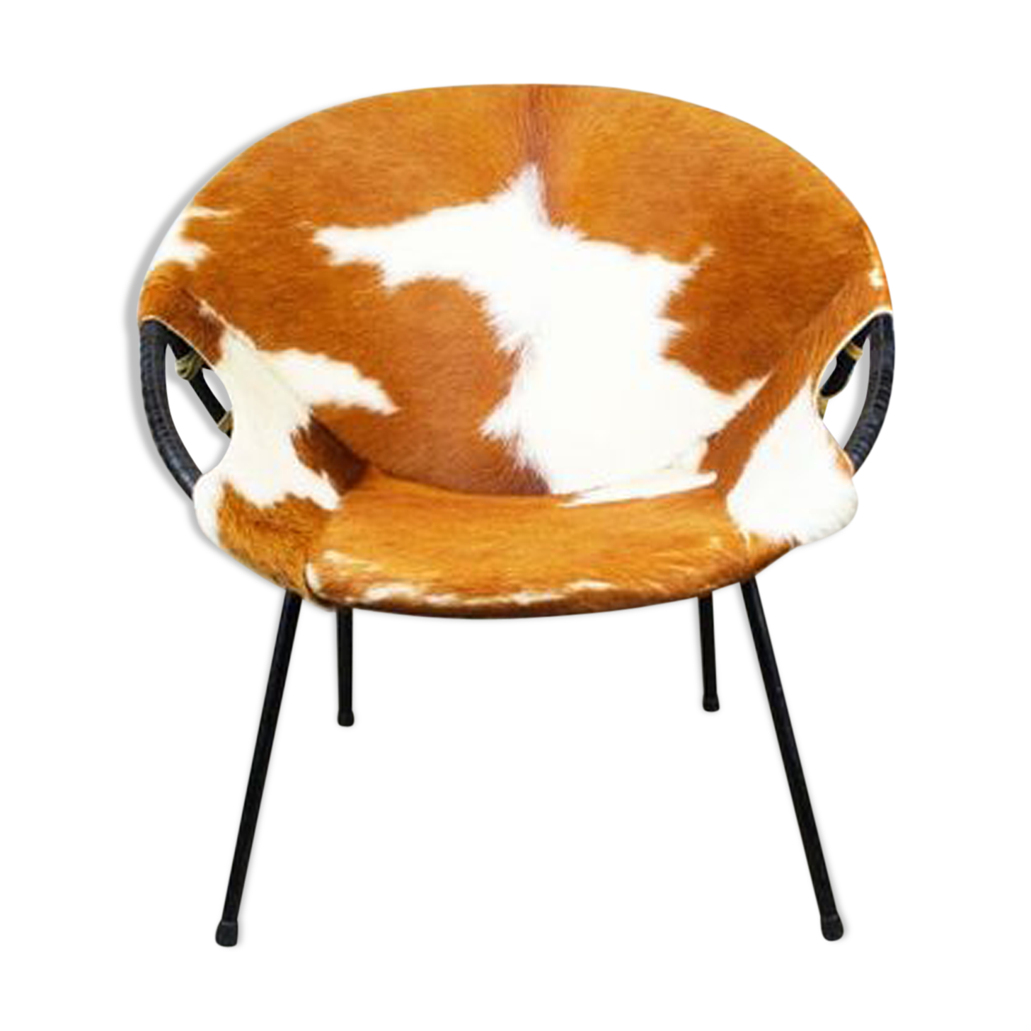 Leather balloon chair 1950