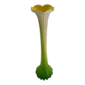 Vase vintage en verre soufflé type Murano