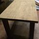 Old farmhouse table made of solid wood - Vintage work table