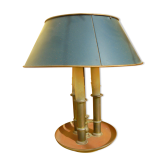 Lampe bouillotte 3 feux abat-jour tole
