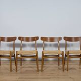 Mid Century Dining Chairs CH23  by Hans J. Wegner for Carl Hansen & Søn, Set of 4
