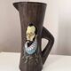 Vintage ceramic pitcher with wood effect, 1950s Vallauris?