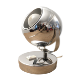 Lampe spot Eyeball original vintage 70 tout chrome