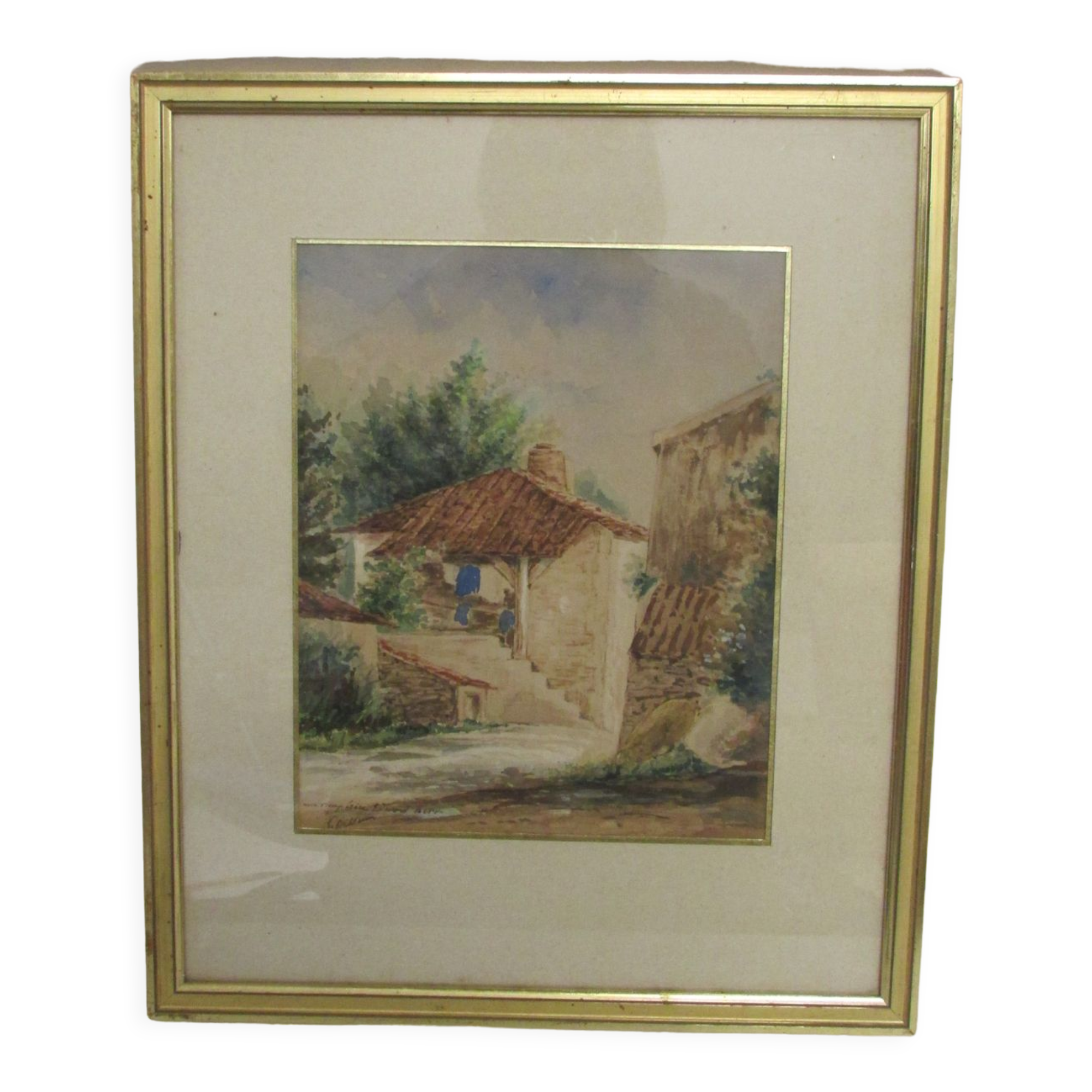 Watercolor landscape