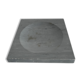 Grey grey square marble ashtray