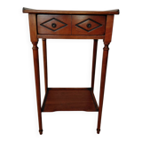 Small vintage wooden console - 1 drawer - family home