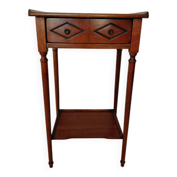 Petite console vintage en bois-1 tiroir-maison  famille
