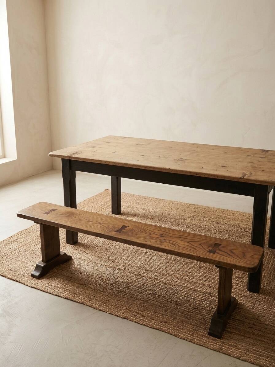 Farm table 220cm, authentic