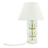 Scandinavian Mid Century Glass Bedside Table Lamp by C. Fagerlund, 1960s