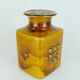 Carstens vase amber glaze relief decor model no. 7012-20