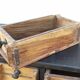 Black metal storage cabinet with 60 wooden drawers