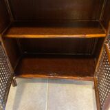 Vintage rattan shelf