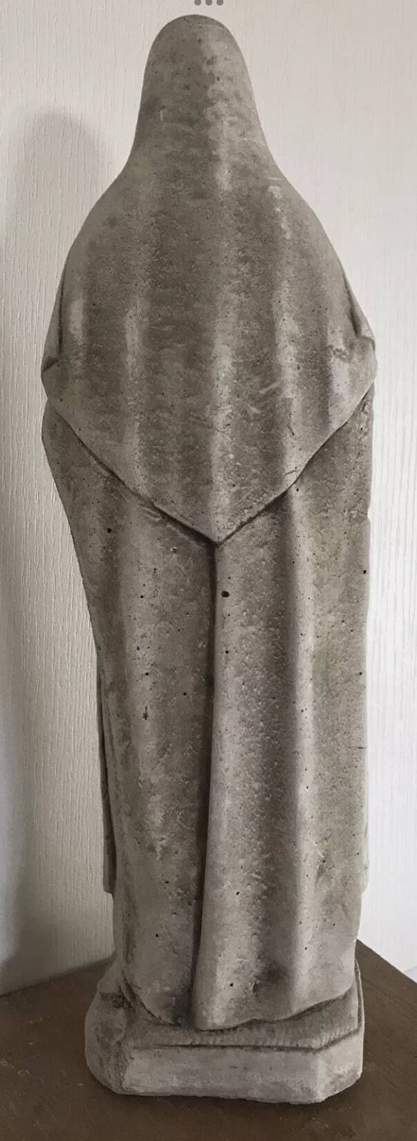 Religious statue of sainte therese of lisieux “the little flower of jesus” in stone