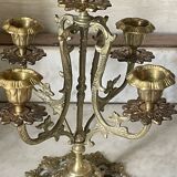 Victorian brass candlestick
