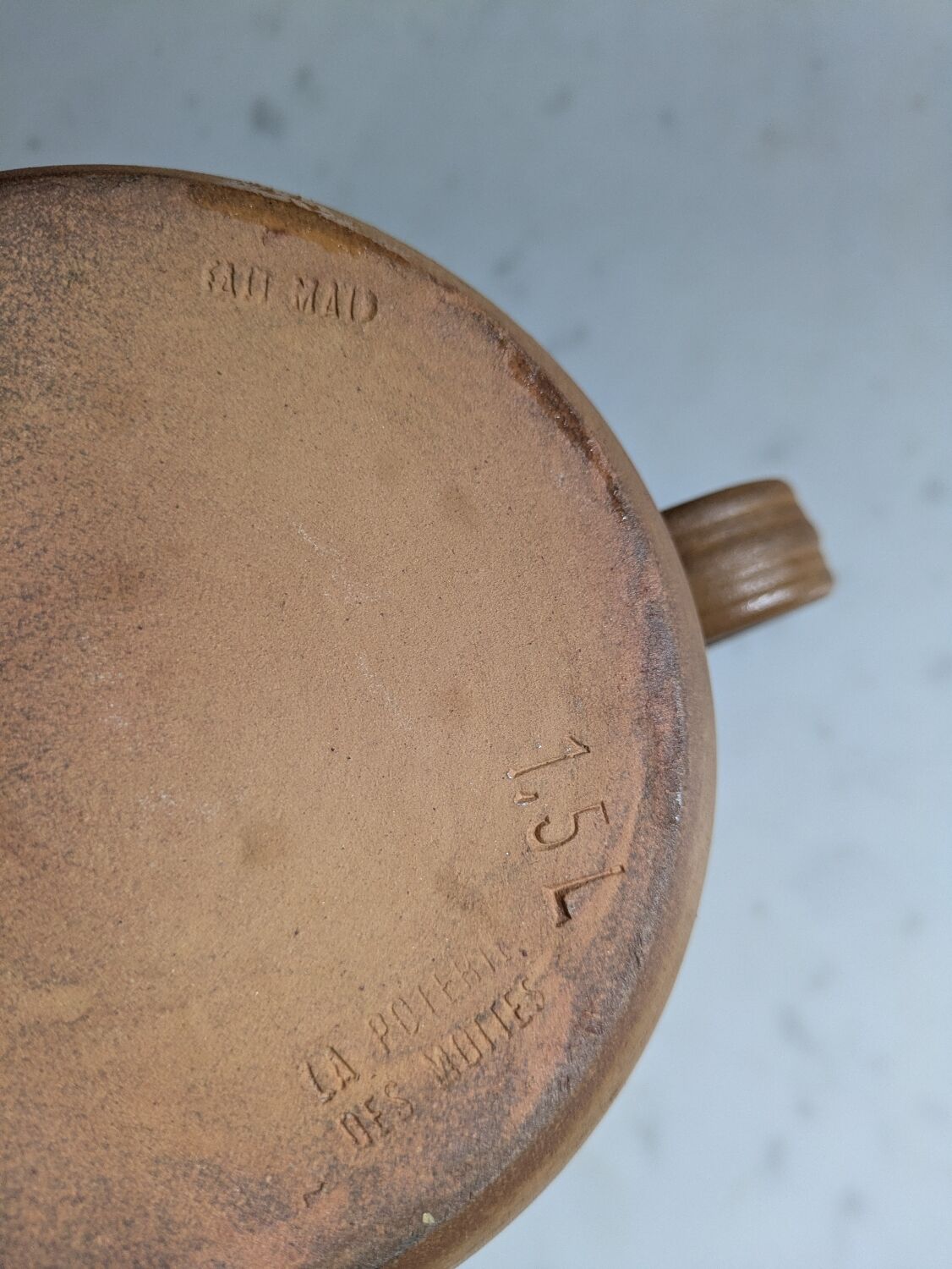 stoneware pitcher ''la grande Motte''