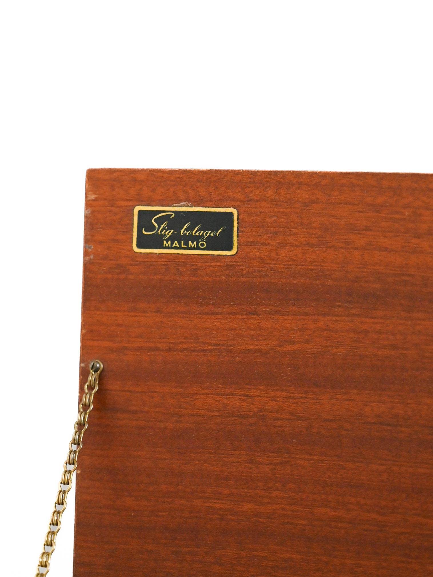 Swedish Vintage cutlery cabinet in mahogany by Stig-bolaget