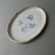Oval dish signed Chantal and Thierry Robert, Poncé sur Loir