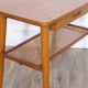 Scandinavian vintage bedside table in teak 1960