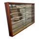 Vintage shallow wooden display shelf/wall support.