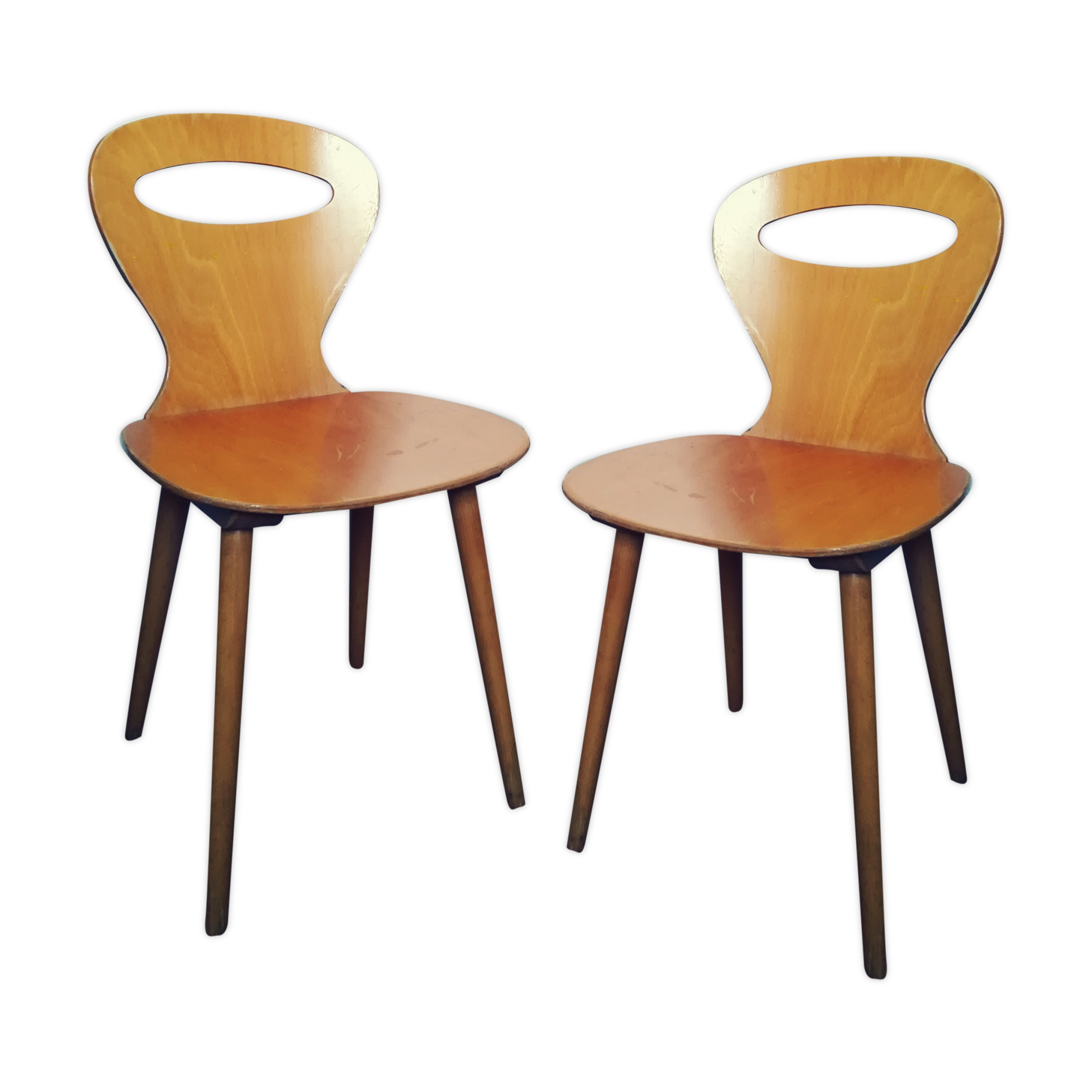 Pair of chair baumann model ant child