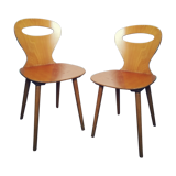 Paire de chaise baumann modèle fourmi enfant