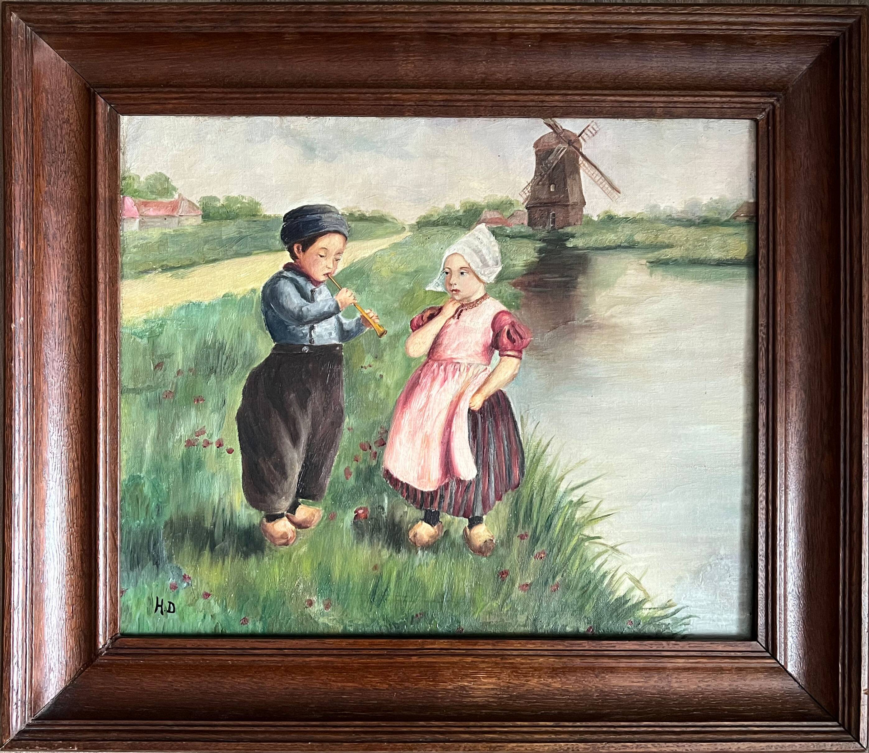 "Un air de pipeau devant le moulin"